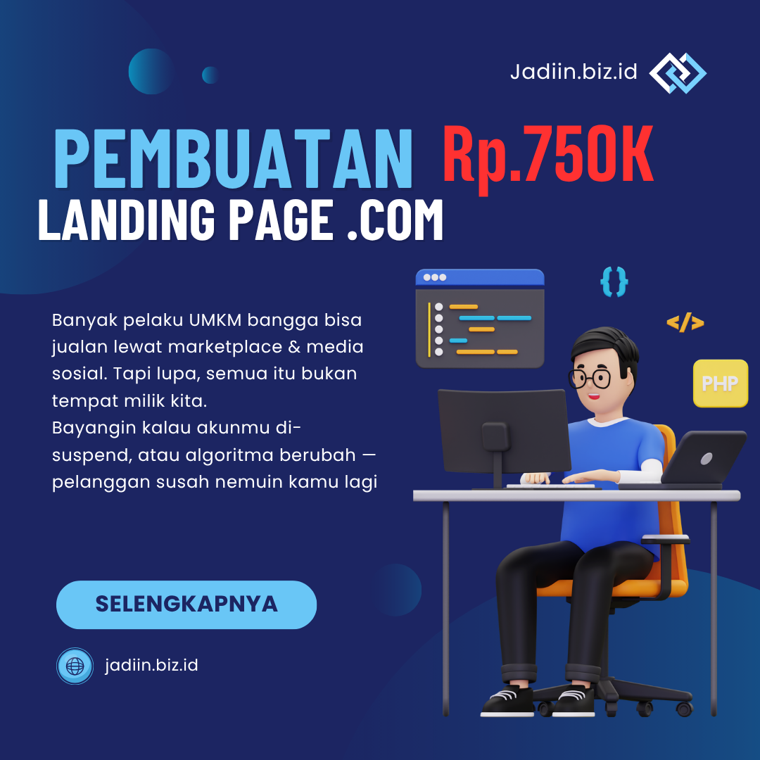 Landing page .com  shared hosting